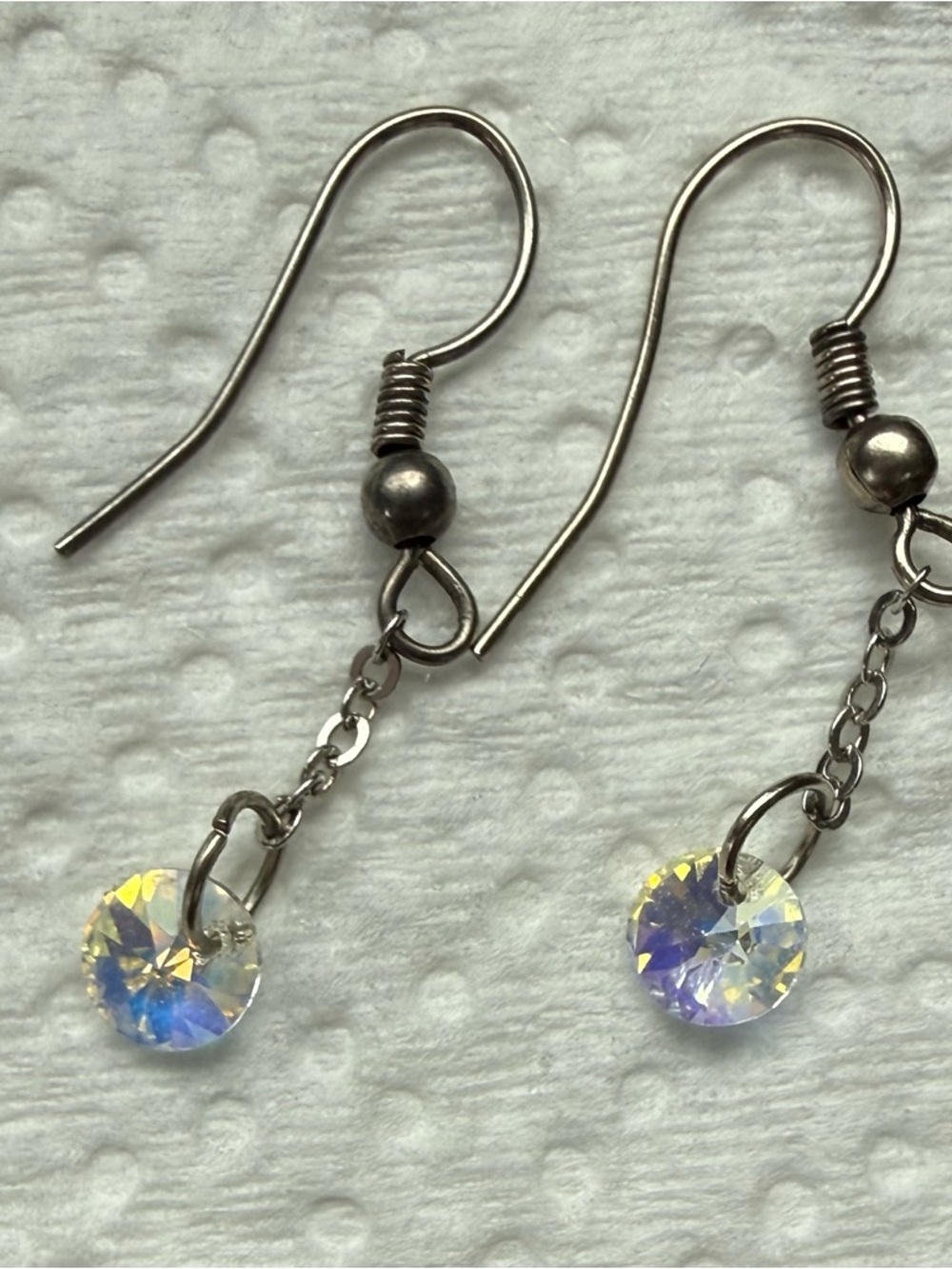 Small shop jewelry, 7 pairs of earrings and small ceramic container. - Picture 11 of 13